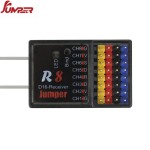 Wholesale Jumper R8 RC Radio SBUS OPENTX System 16CH T16 FRSKY D16 D8 Mode Remote Radio Controller PX4 Flight Control X8R for RC